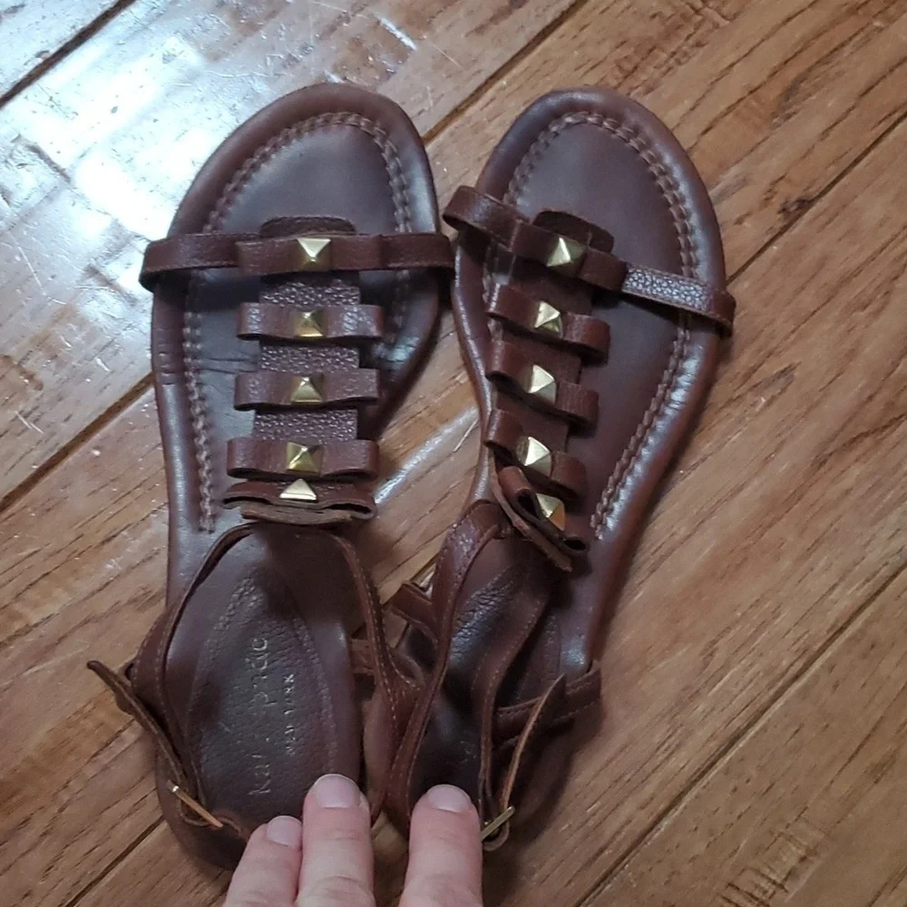 Kate Spade bow Gladiator studded sandals
